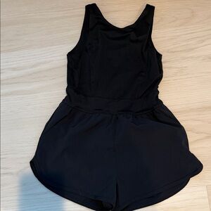 Abercrombie Kids Black Sleeveless Romper